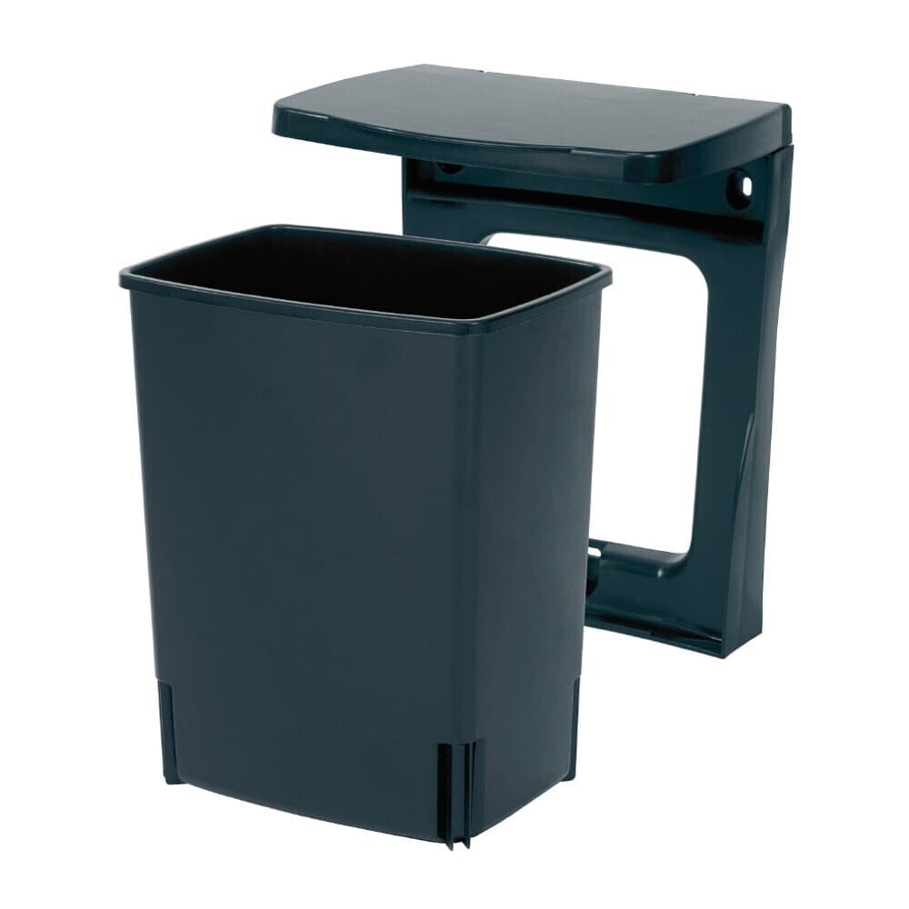 Ведро для мусора Brabantia с крышкой 10 л пластик черное