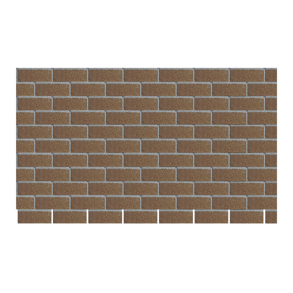 Панель фасадная гибкая Docke Standard Brick 1000х250 мм бежевая 2,5 кв.м