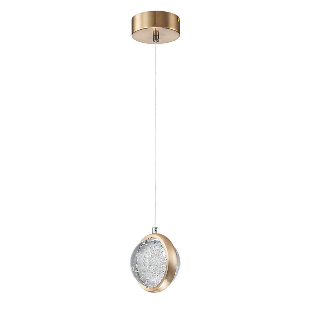 Светильник светодиодный подвесной Arte Lamp Faberge 4000К 6 Вт 1 кв.м медь IP20 (A2451SP-5PB)