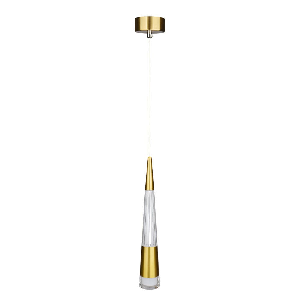 Светильник светодиодный подвесной Arte Lamp Sabik 4000К 6 Вт 1 кв.м медь IP20 (A6576SP-1PB)