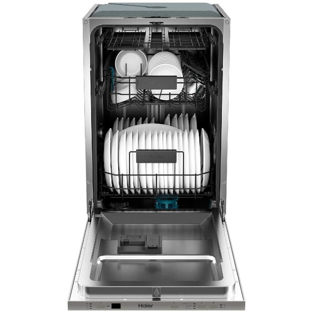 Посудомоечная машина встраиваемая Haier HDWE10-395RU 45 см нержавеющая сталь