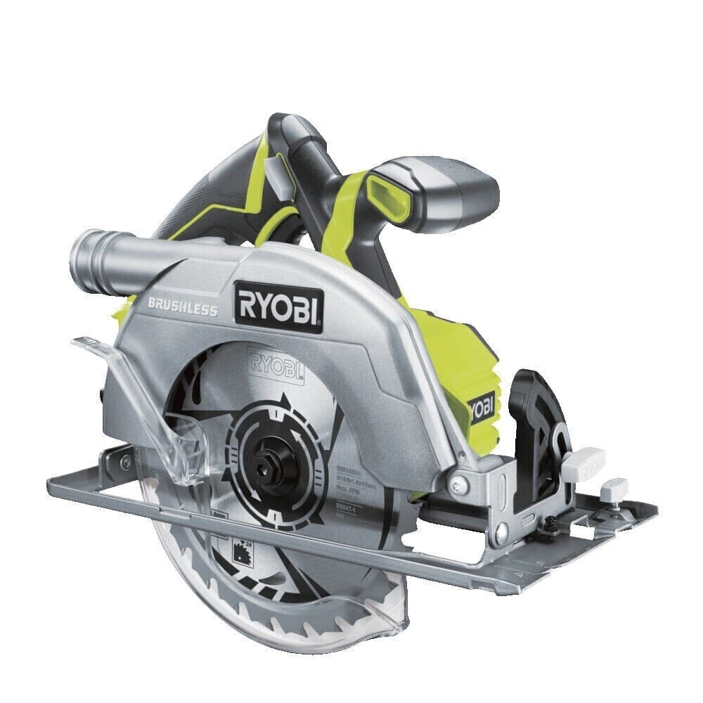 Пила дисковая аккумуляторная Ryobi One+ R18CS7 18 В d184 мм без АКБ и ЗУ (15642343)