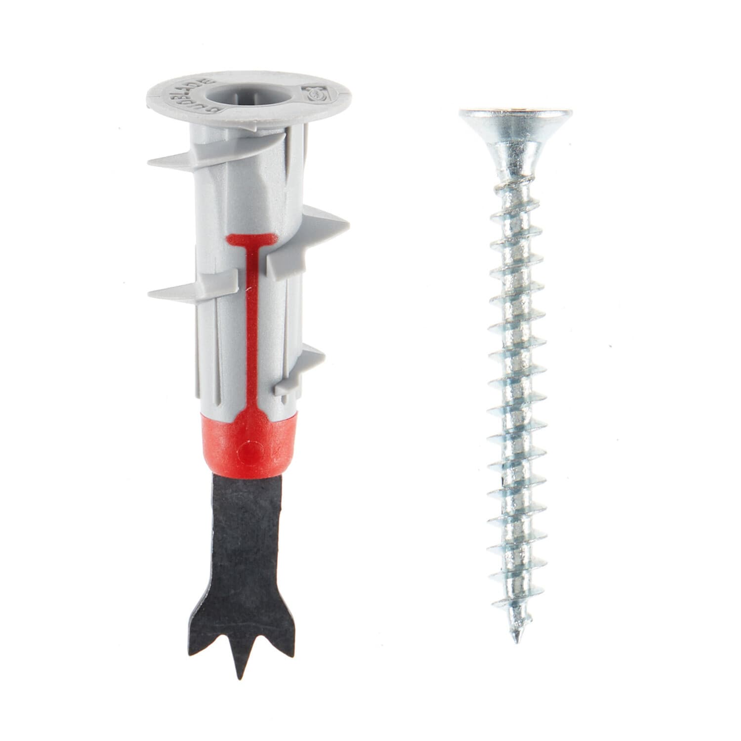 Дюбель для листовых материалов Fischer DuoBlade 15x44 мм нейлон с шурупом (4 шт.)