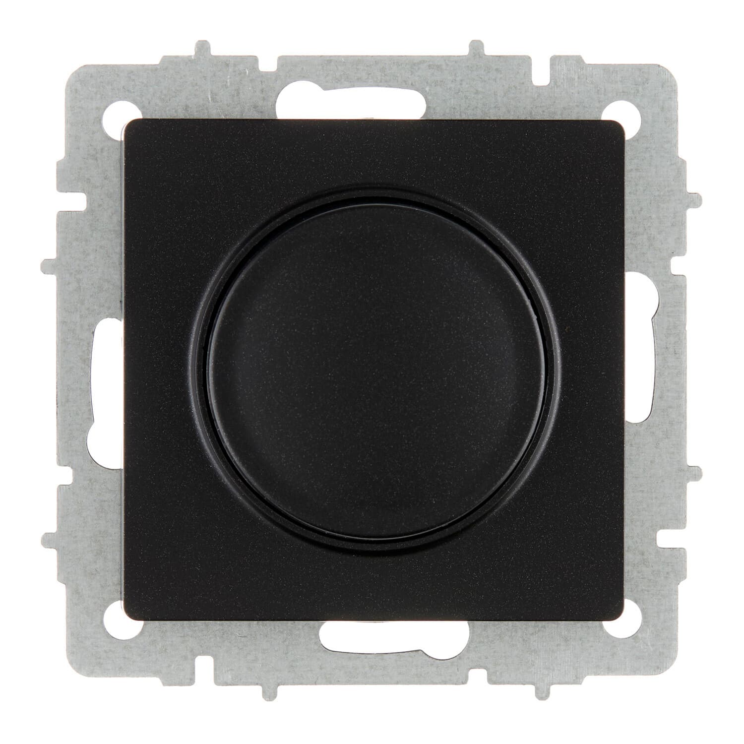 Диммер IEK Brite СС10-1-0-БрЧ встраиваемый черный поворотно-нажимной (BR-D20-0600-K02)