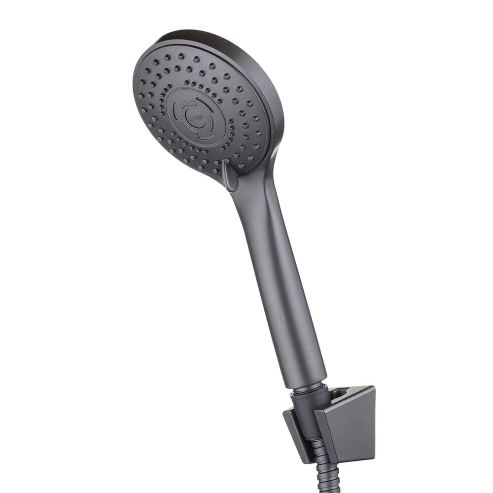 Душевой комплект Pura Latuno с лейкой с держателем графит (L80072GT)