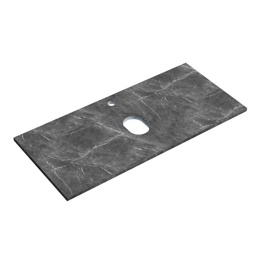 Столешница под раковину 100х46х2,1 см серая Sancos Black Sky (TT100A1X)