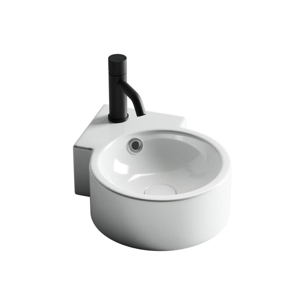 Раковина Ceramicanova Element 31 см угловая подвесная белая (CN5019)