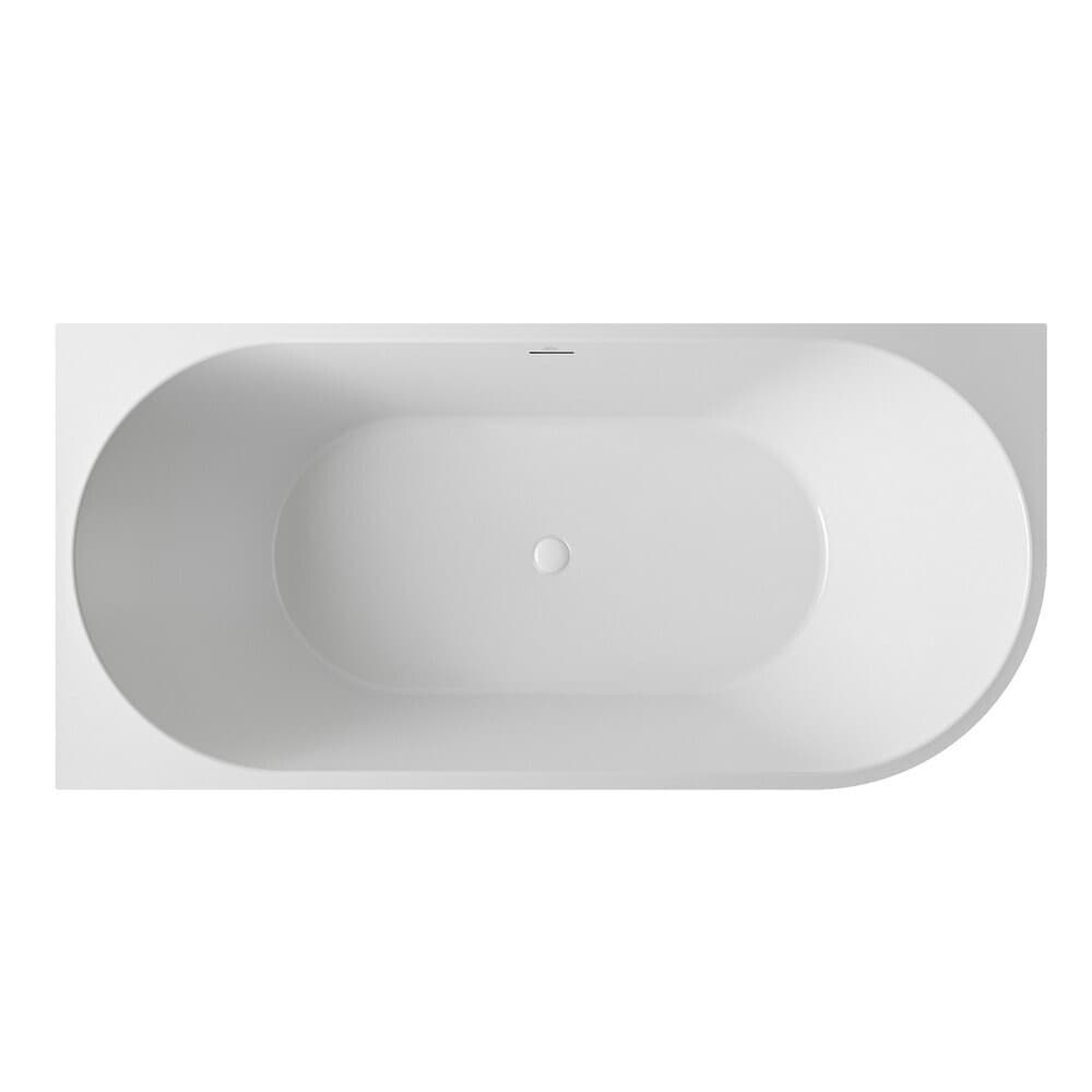 Ванна акриловая Abber 180х80 см левая с ножками (AB9502-1.8 L)