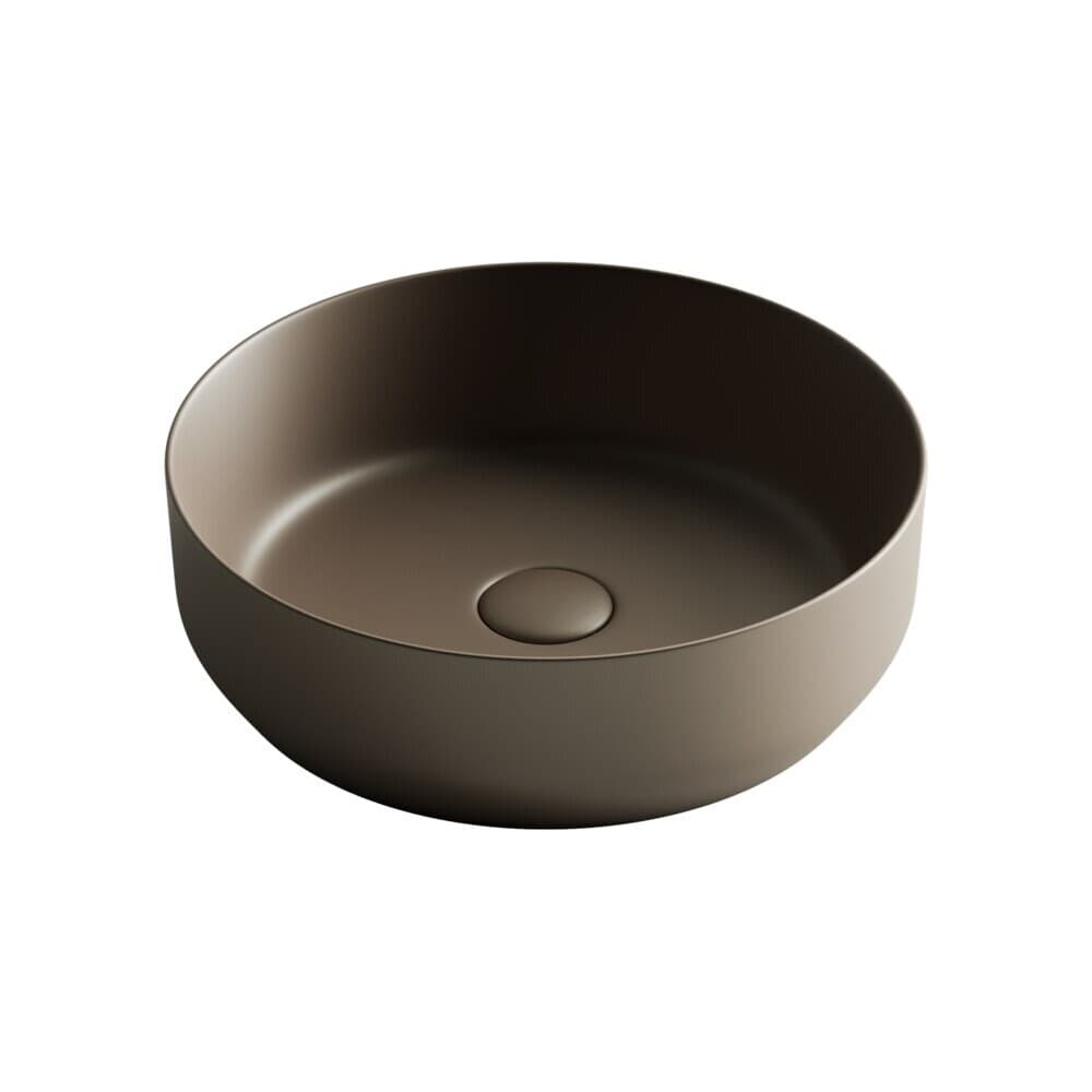 Раковина Ceramicanova Element 39 см накладная темно-коричневая матовая (CN6022MDB)