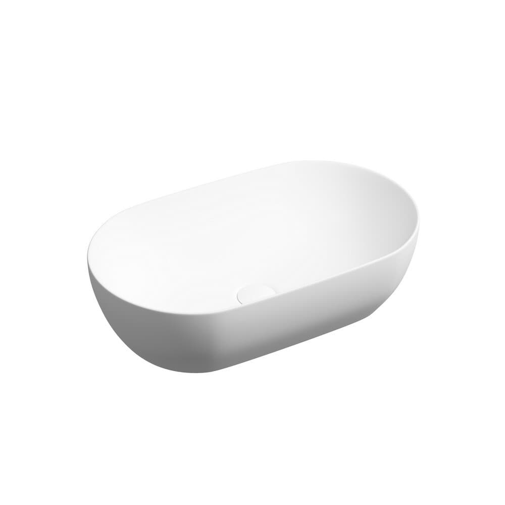 Раковина Ceramicanova Twist 50 см накладная белая матовая (CN12001MW)