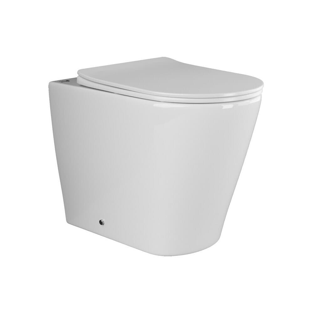 Унитаз соло Ceramicanova HIGHLIGHT Rimless с крепежом, с сиденьем-крышкой с микролифтом CN1812 - 2