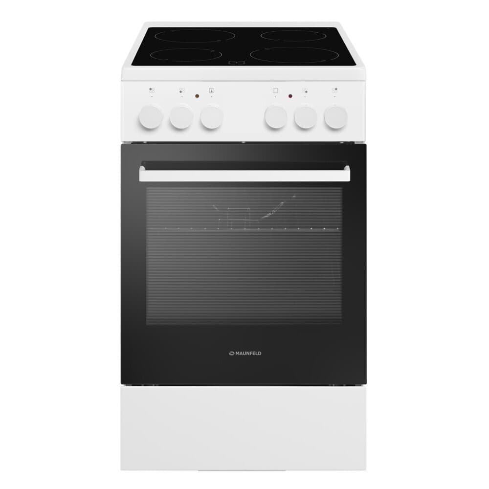 Плита электрическая Maunfeld MEC55CW07 4 конфорки белая