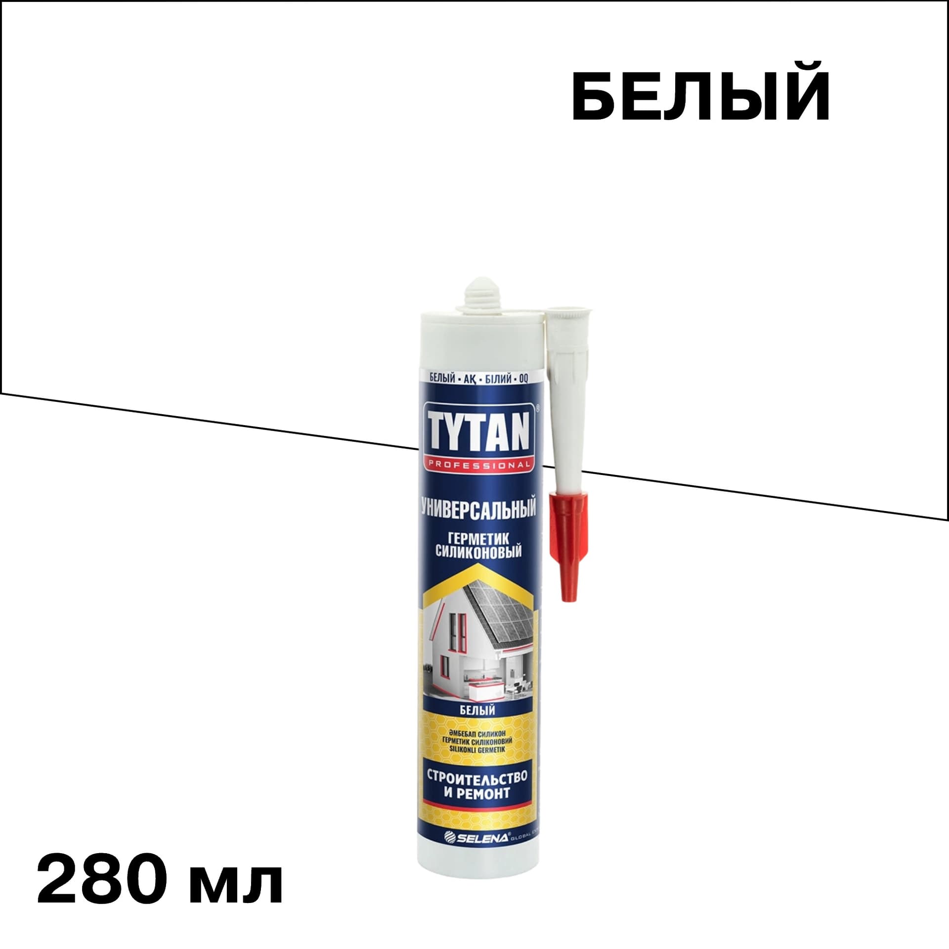 Герметик силиконовый универсальный Tytan Professional белый 280 мл