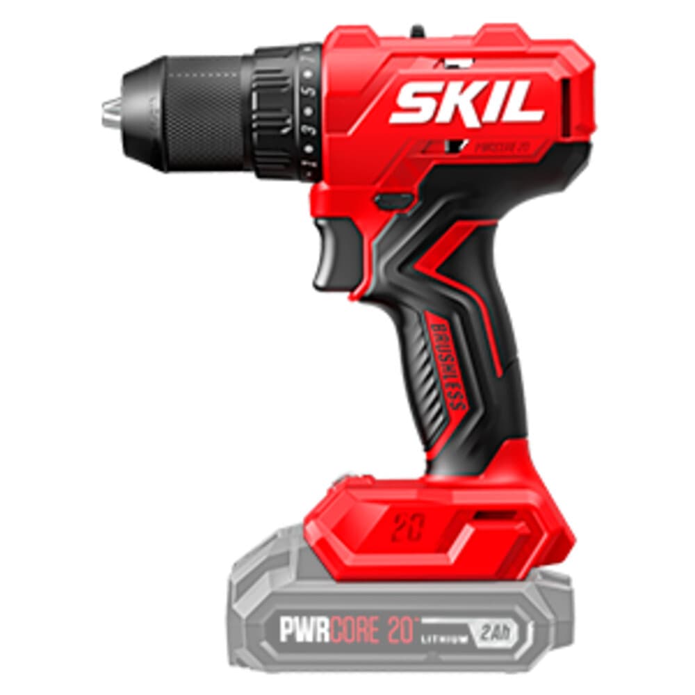 Дрель-шуруповерт ударная аккумуляторная бесщеточная Skil Classic HD6280 20 В без АКБ и ЗУ (HD6280SE00) - 2