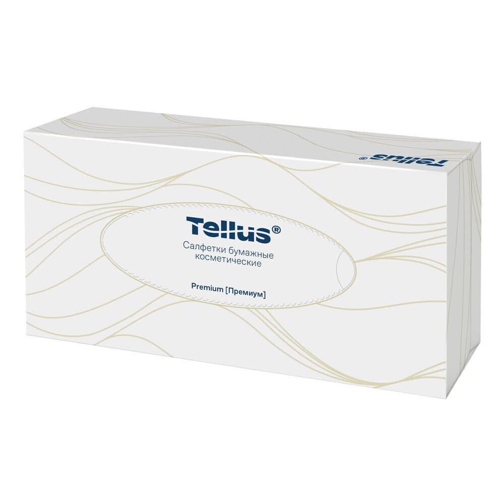 Салфетки Tellus Премиум двухслойные (100 листов) (120380)