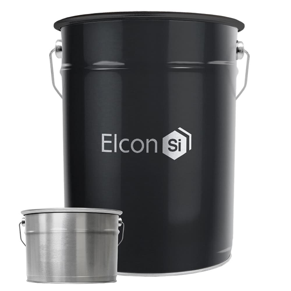 Эмаль полиуретановая Elcon PU желтая RAL 1023 полуглянцевая 20 кг + 1,88 кг - 2