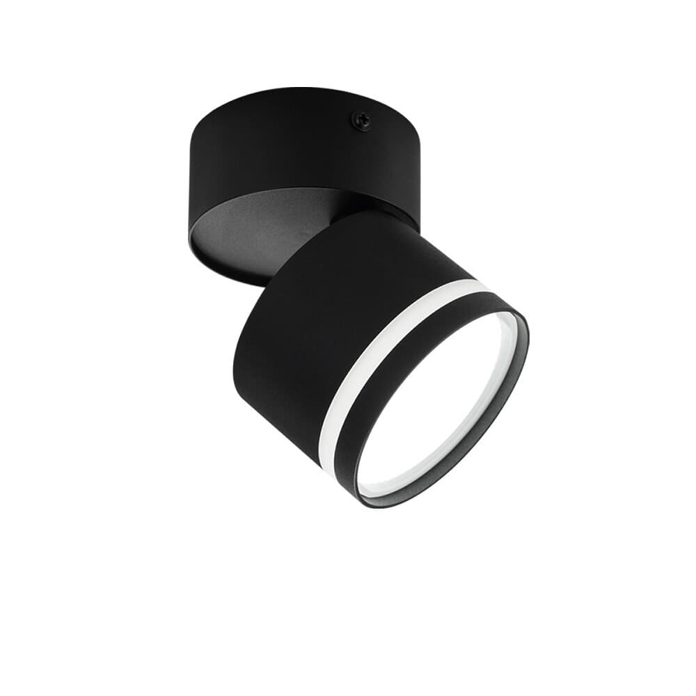 Спот IN HOME НПБ GX53 24 Вт черный IP20 (4690612052250)
