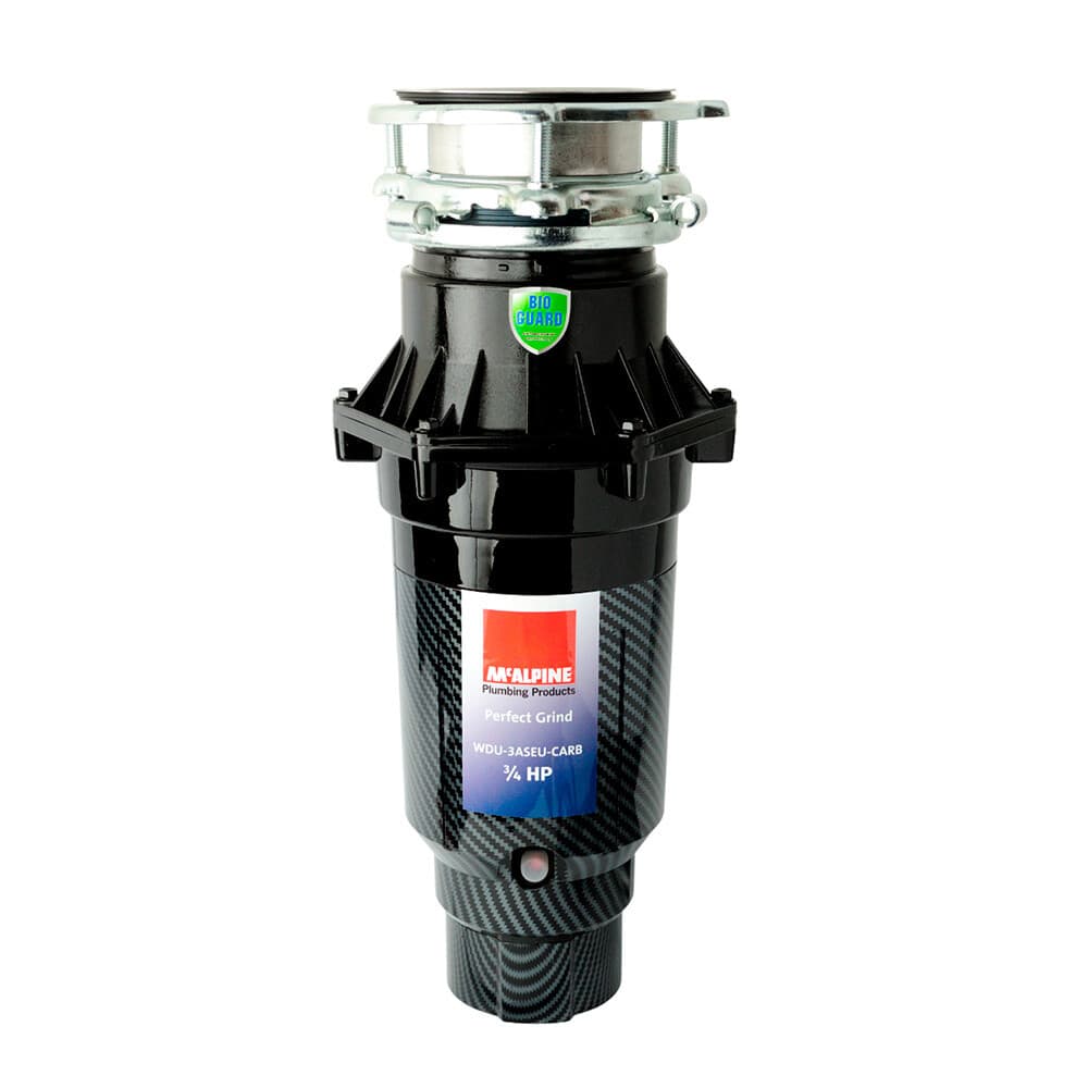 Измельчитель пищевых отходов McAlpine Perfect Grind 600 Вт 2500 об./мин (WDU-3ASEU-CARB)