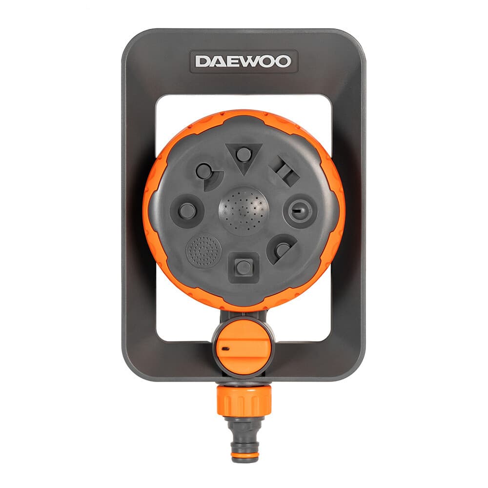 Дождеватель 1х1/2х5/8х3/4 Daewoo 8в1 пластиковый статический 8 режимов (DWS 1018)