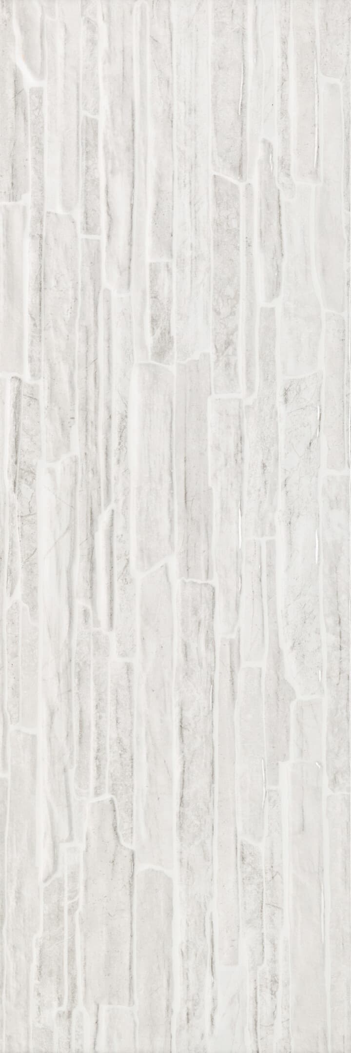 Плитка облицовочная Alma Ceramica Rocko белая 01 600x200x7,5 мм (16 шт.=1,92 кв.м)