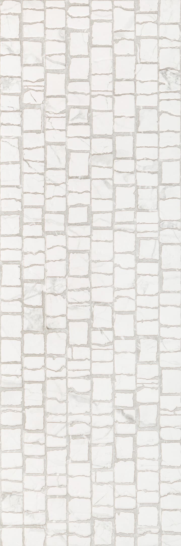 Плитка облицовочная Alma Ceramica Laurent белая мозаика 740x246x9 мм (7 шт.=1,274 кв.м)