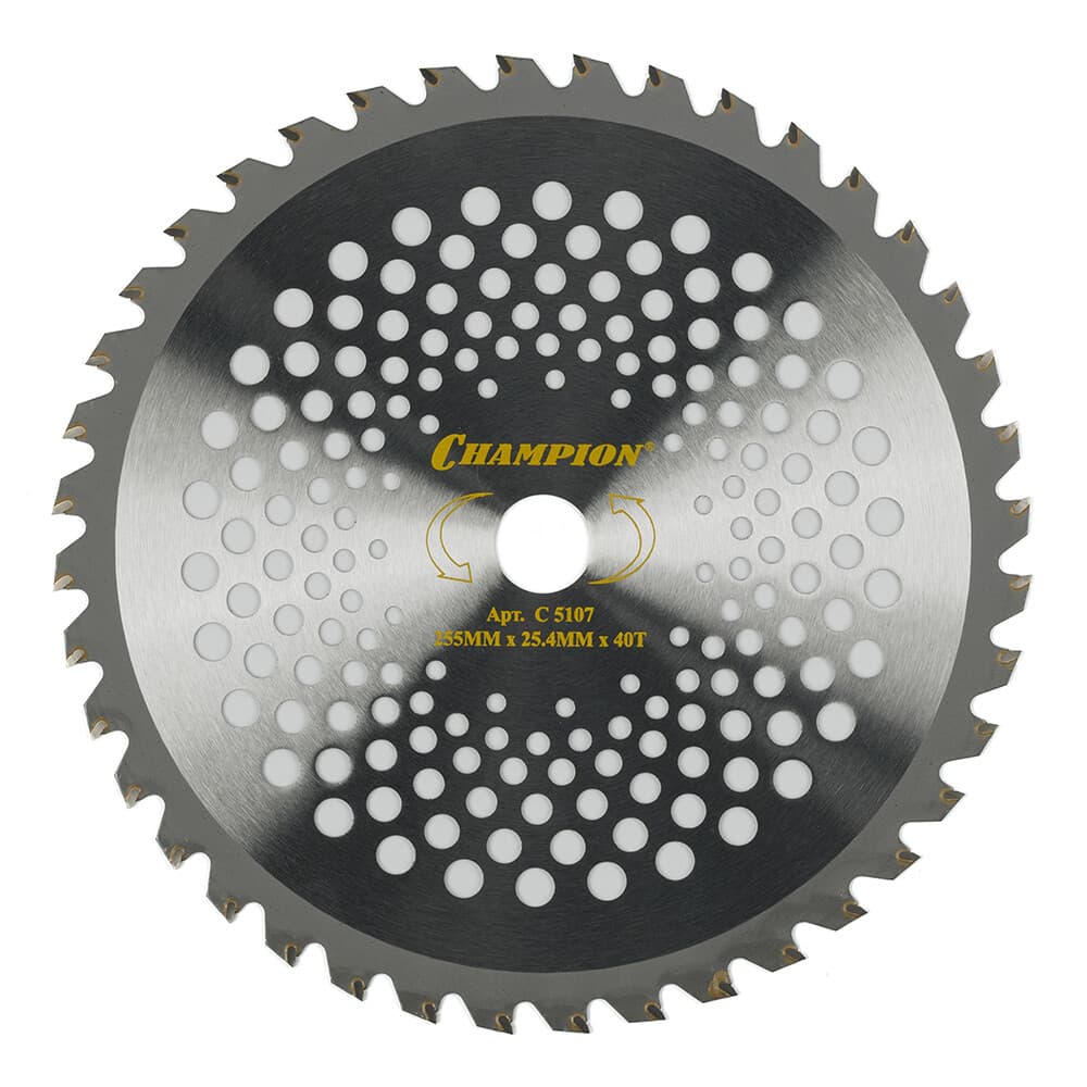 Нож для триммера Champion 255х25,4 мм 40 зубьев (c5107)