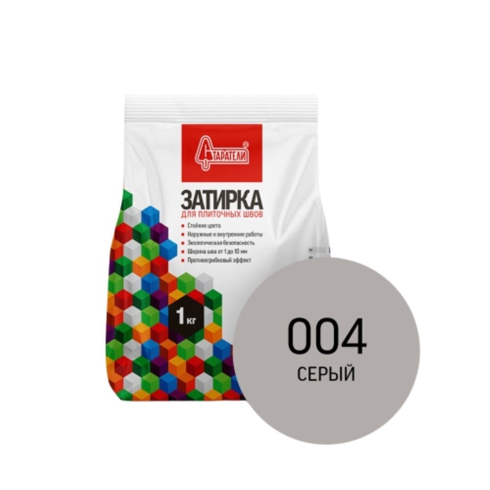 Затирка цементная эластичная Старатели серая 1 кг