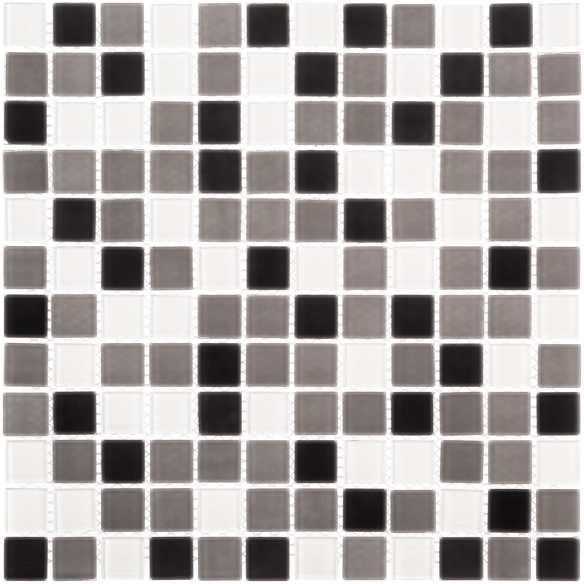 Мозаика Mir Mosaic Natural Color palette микс стеклянная 320х320х4 мм глянцевая
