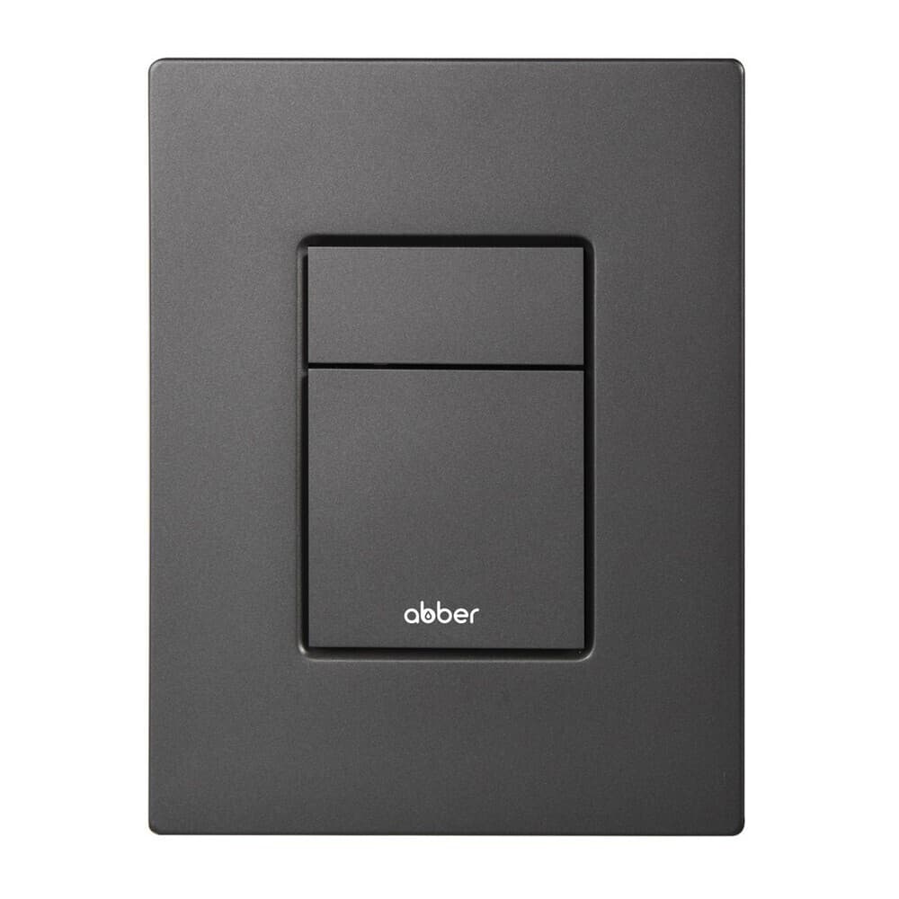 Клавиша смыва для инсталляций Abber пневматическая оружейная сталь (AC0123NG)