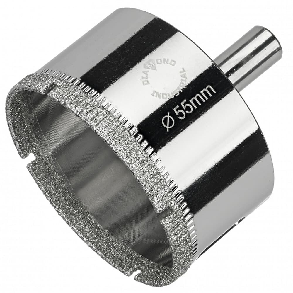 Коронка алмазная Diamond Industrial (DIDCBC055) по стеклу и керамике d55 мм