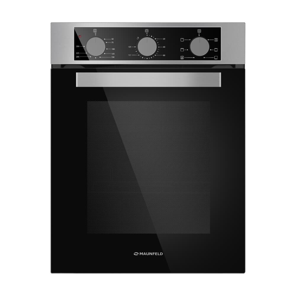 Духовой шкаф электрический встраиваемый Maunfeld EOEC516PS 448 мм нержавеющая сталь