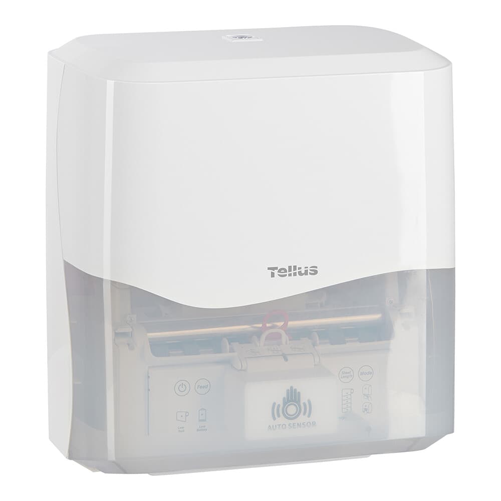 Диспенсер для бумажных полотенец Tellus Matic Solution сенсорный пластик белый (911100)