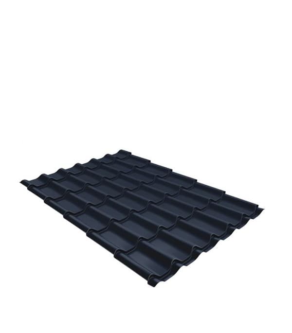 Металлочерепица 1,18х3,6 м 0,5 мм Grand Line Классик графитово-серая RAL 7024 satin matt
