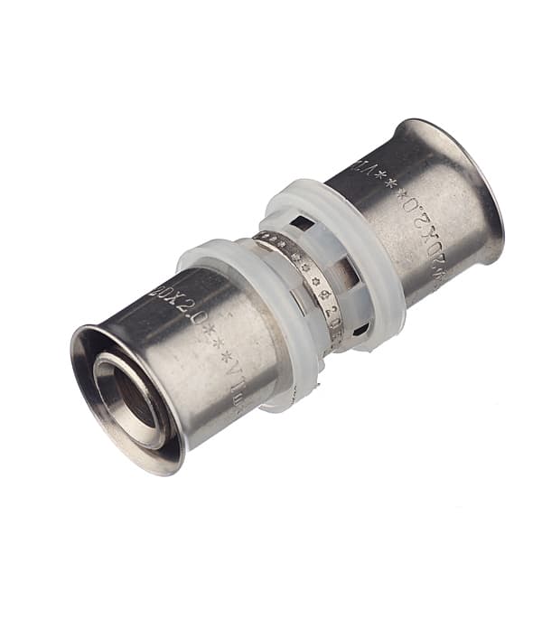 Соединитель прямой Valtec 20(пресс) х 20(пресс) (VTm.203.N.002020)