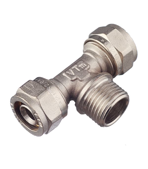 Тройник 16х1/2"х16 Valtec 684 - 1