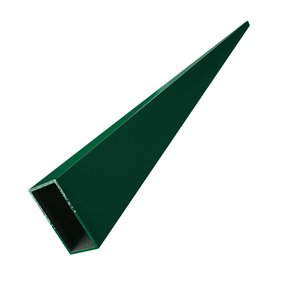 Лага для забора Русская Свая 40x20x1.5 мм, 2,5 м, зеленая RAL 6005, цинк+ порошковое покрытие laga-40-20-6005