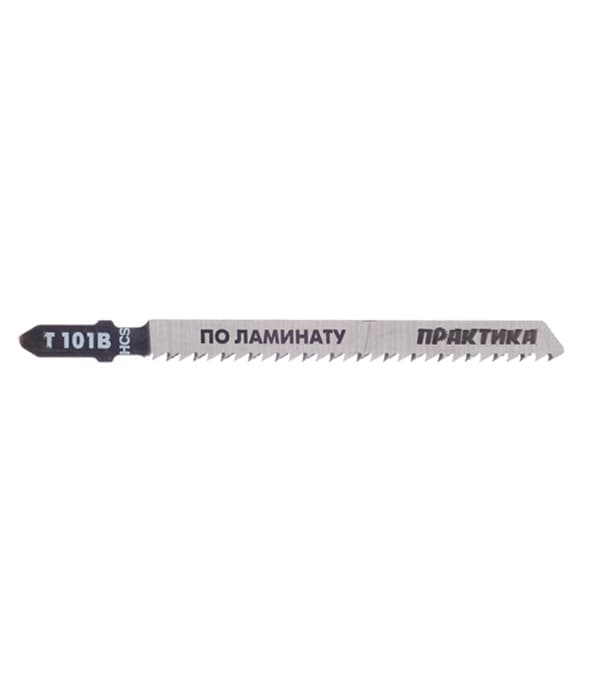 Пилки для лобзика Практика T101В по ламинату L75 мм чистый рез (2 шт.) (034-434)