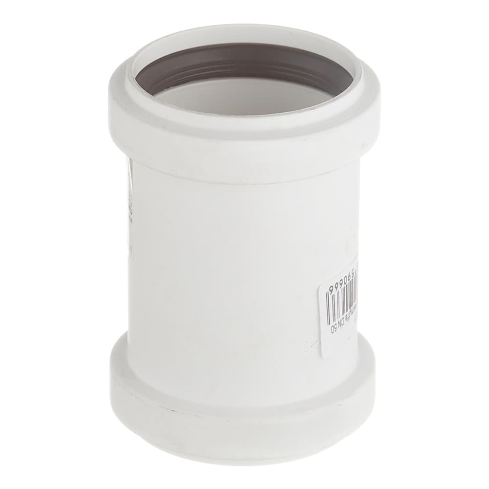 Муфта Rehau Raupiano Plus d50 мм пластиковая шумопоглощающая для внутренней канализации