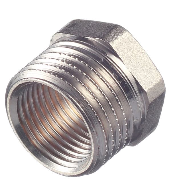 Футорка Stout 1/2 НР(ш) х 3/8 ВР(г) латунная (SFT-0029-001238) - 1