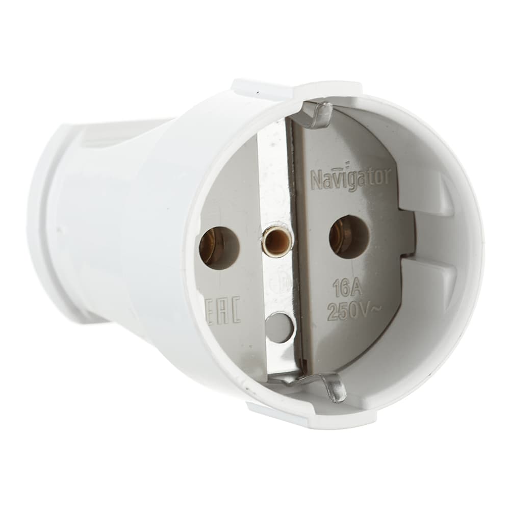Розетка Navigator 16 А 220-250 В белая (613666/)