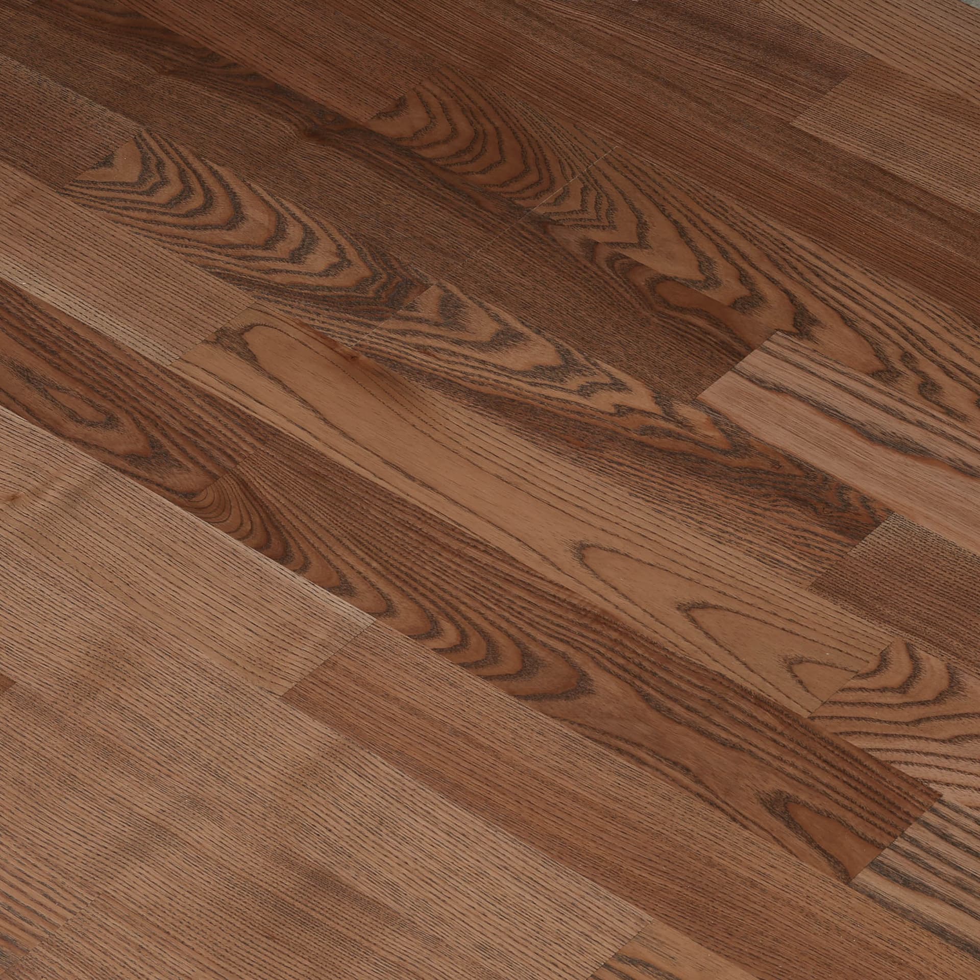 Паркетная доска Polarwood ясень электро 1,678 кв.м 14 мм трехполосная брашированная