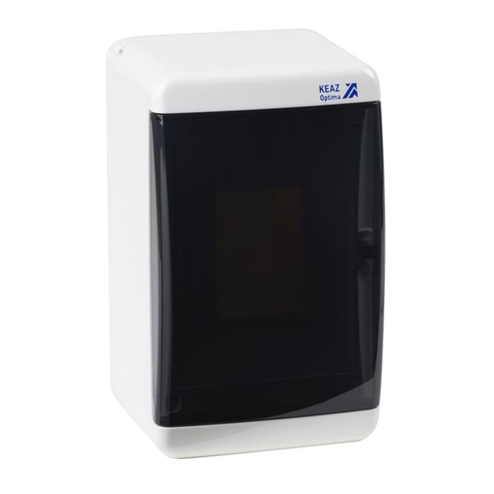 Щит распределительный навесной КЭАЗ OptiBox ЩРН пластиковый IP41 140х96х93 мм 4 модуля белый (279154)
