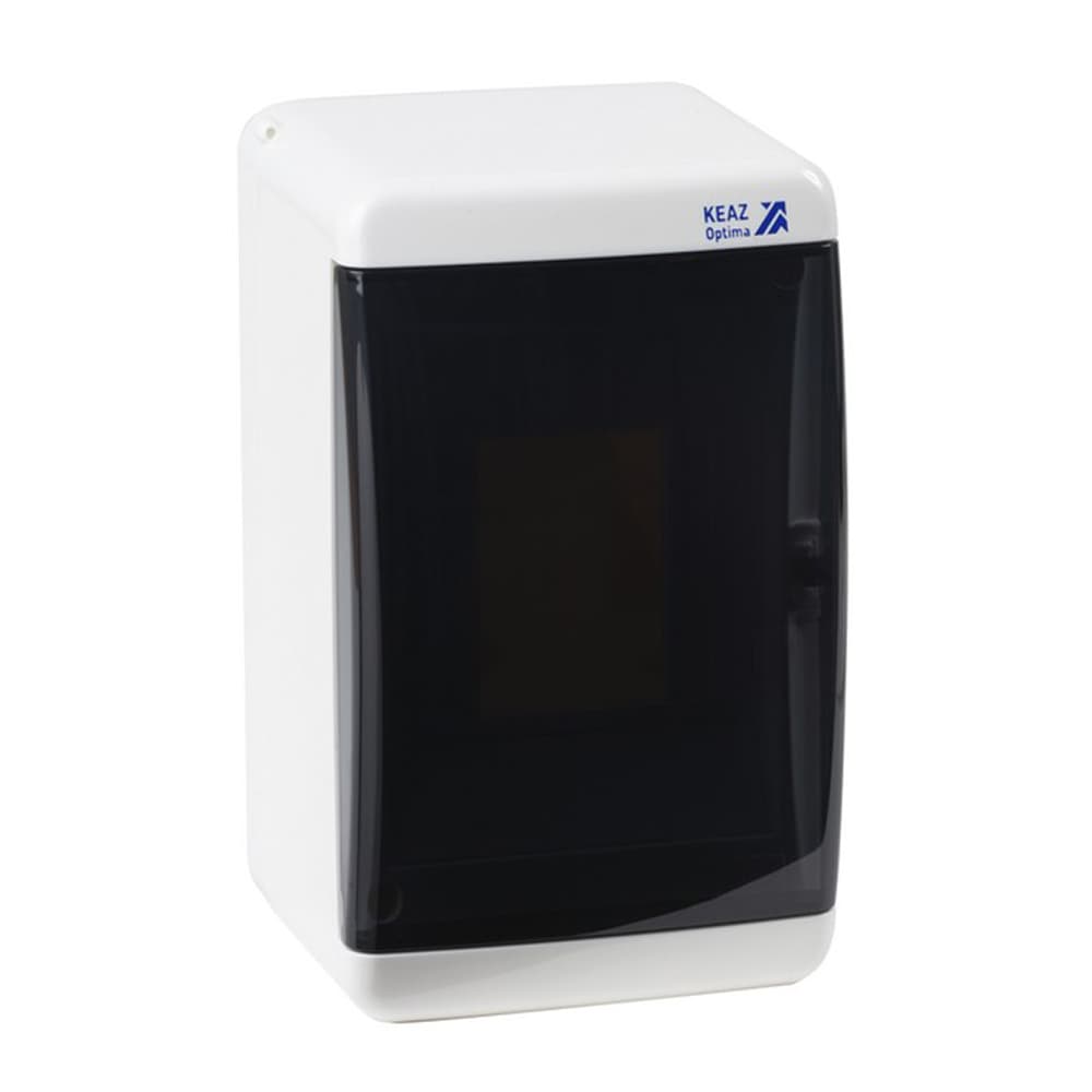 Щит распределительный навесной КЭАЗ OptiBox ЩРН пластиковый IP41 140х132х93,2 мм 6 модулей белый (279160)