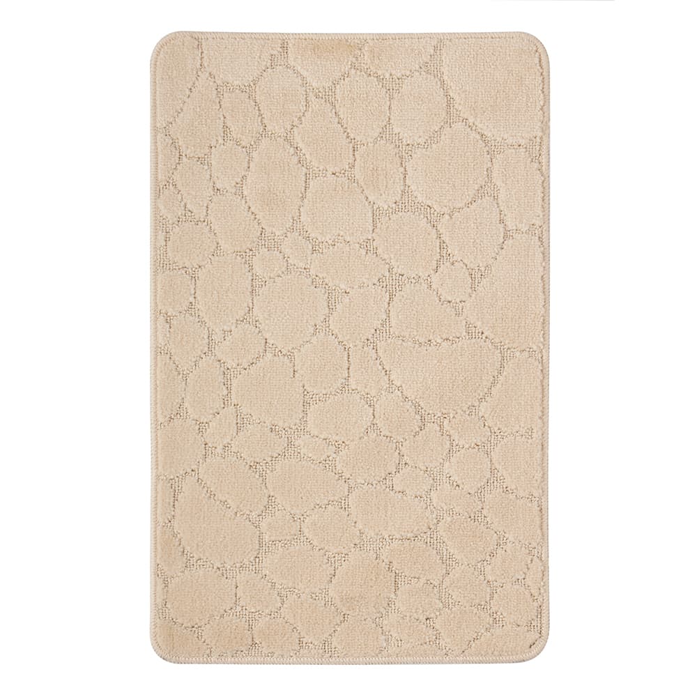 Коврик для ванной бежевый 50х80 см Fora Stone Natural (FOR-PP-STN50-80NAT)