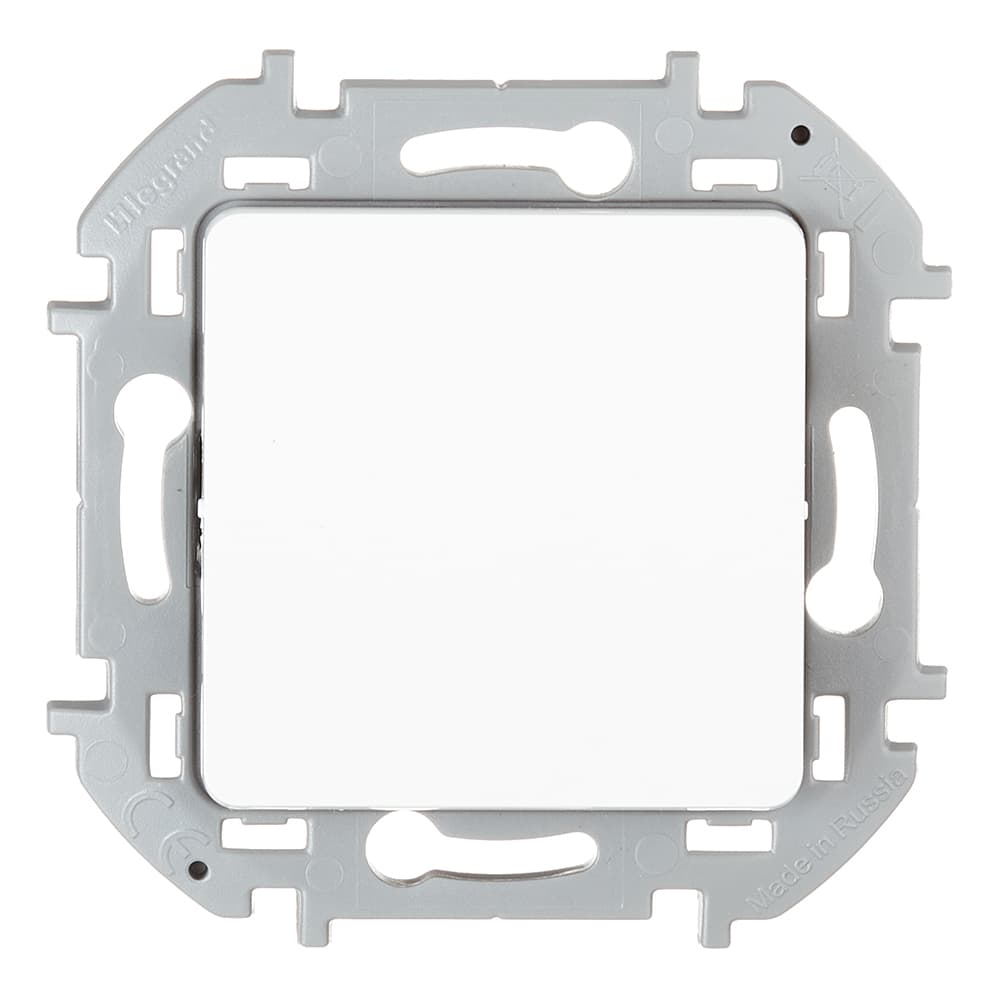 Переключатель Legrand Inspiria одноклавишный встраиваемый белый (673650)