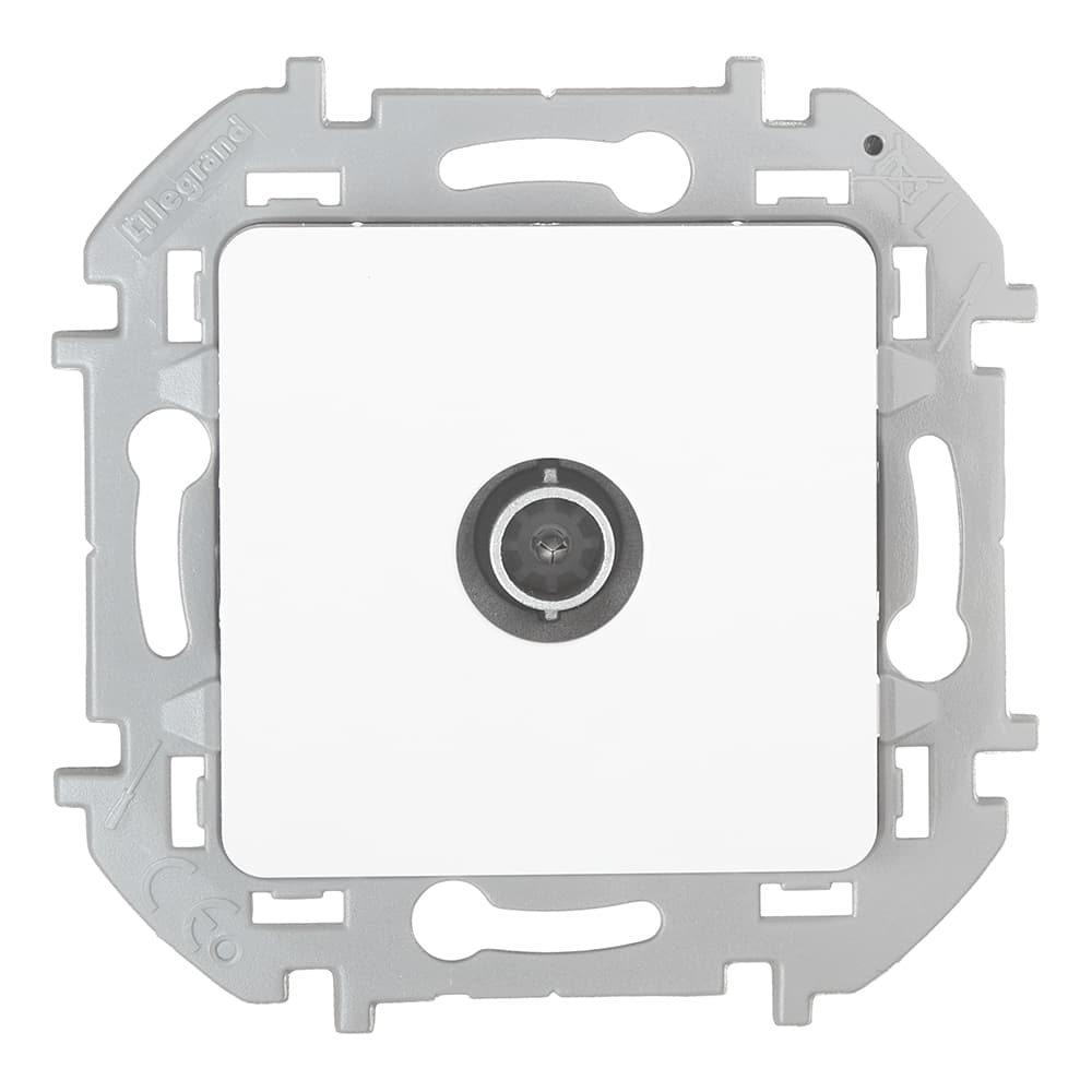 Розетка телевизионная Legrand Inspiria встраиваемая белая (673850)