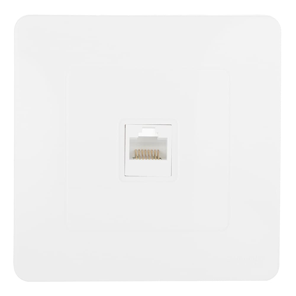 Розетка компьютерная Systeme Electric Blanca встраиваемая молочная RJ45 (BLNIS045002)