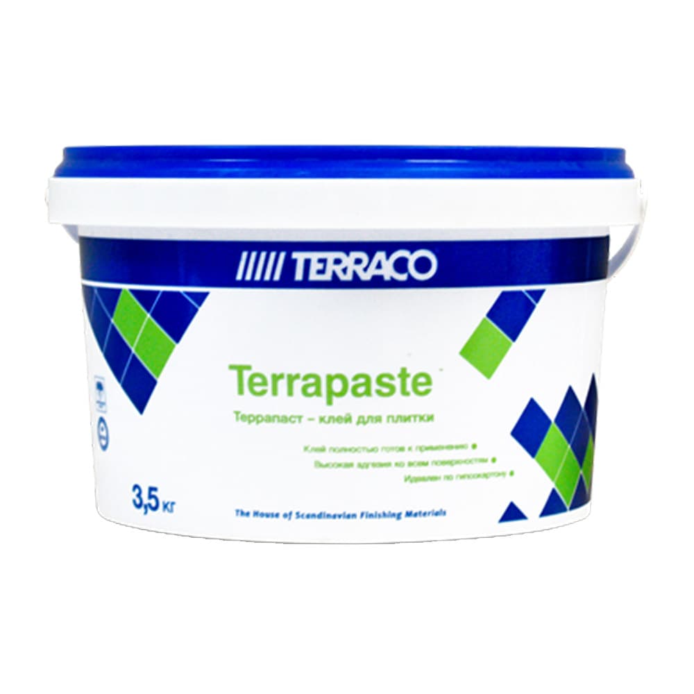 Клей для плитки на акриловой основе TERRACO ТЕРРАПАСТE класс C0, 3.5 кг 6511035 - 2