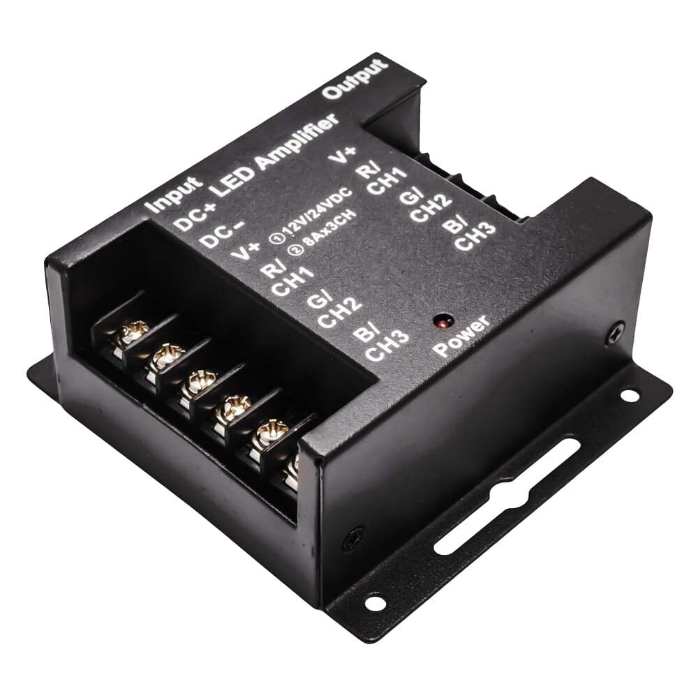 Усилитель контроллера RGB Apeyron (04-04) 288 Вт 12/24 В IP33