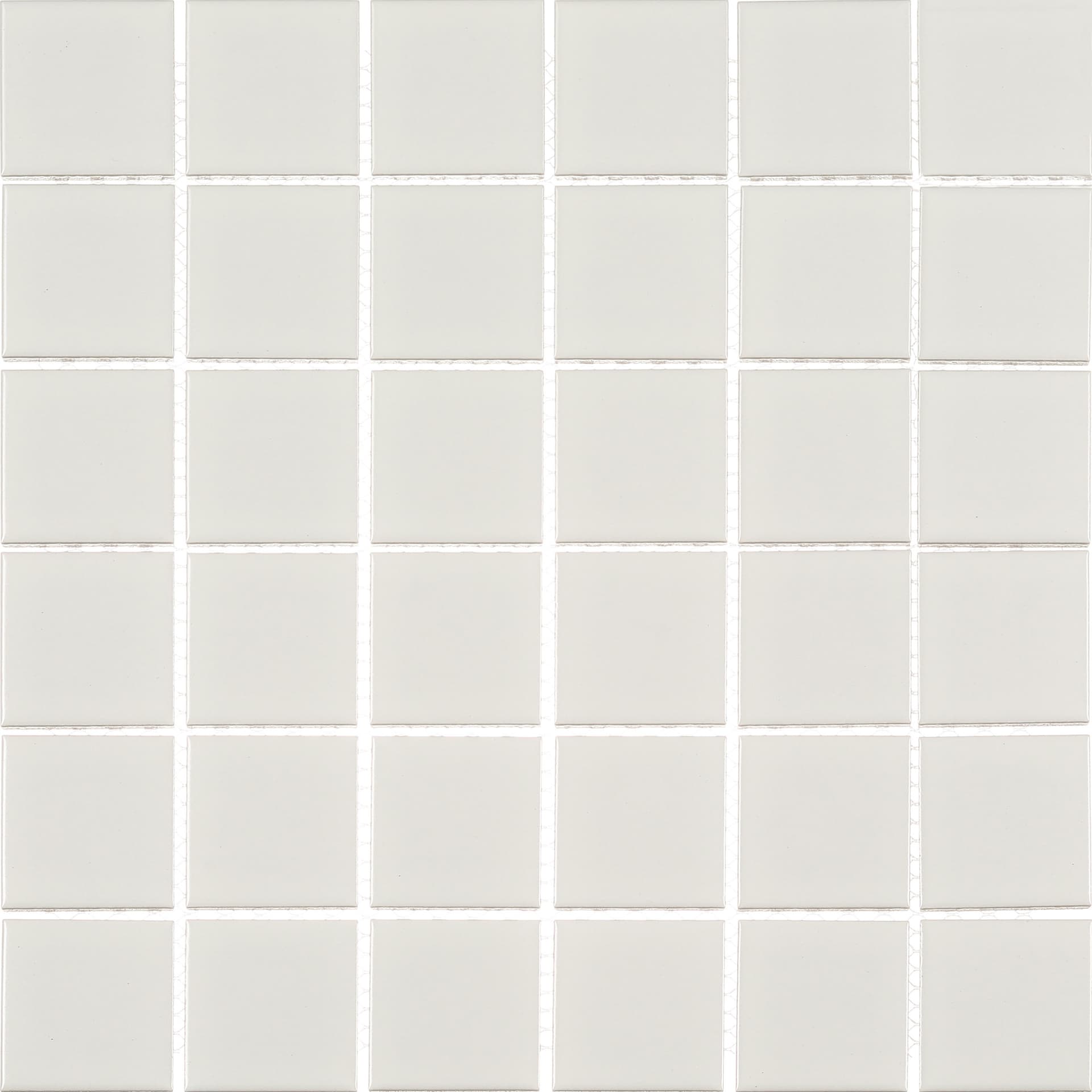Мозаика Starmosaic White Matt белая керамическая 306х306х6 мм матовая